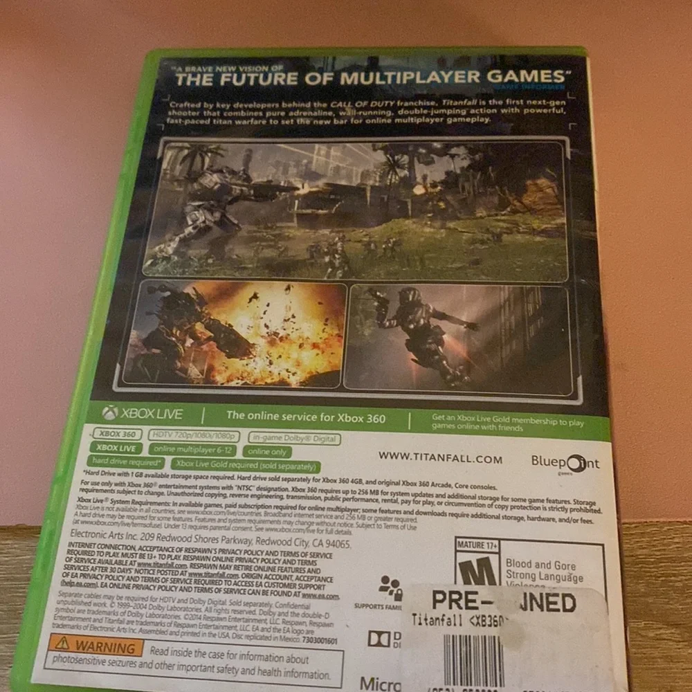 Xbox 360 titanfall